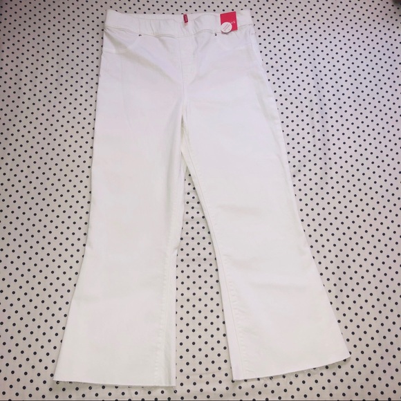 SPANX High Waist Cropped Pull-On Flare Jeans - Picture 7 of 16